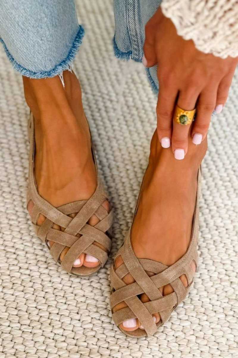 Rosario | Sandalias Planas Trenzadas