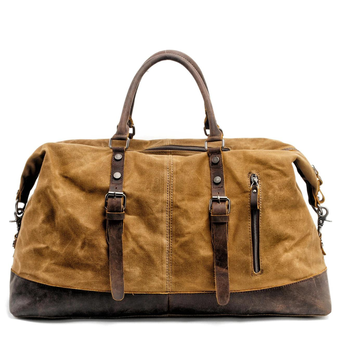 Bolso de Viaje Kingsley en Lona y Cuero