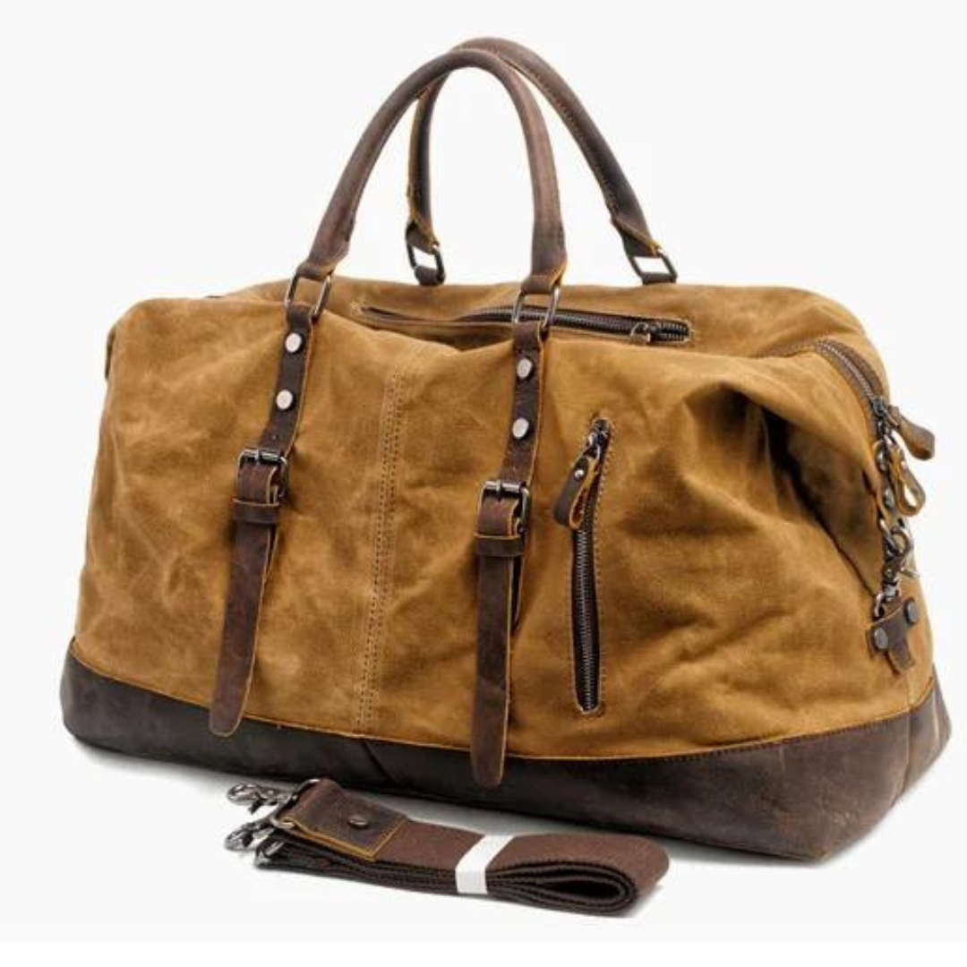 Bolso de Viaje Kingsley en Lona y Cuero