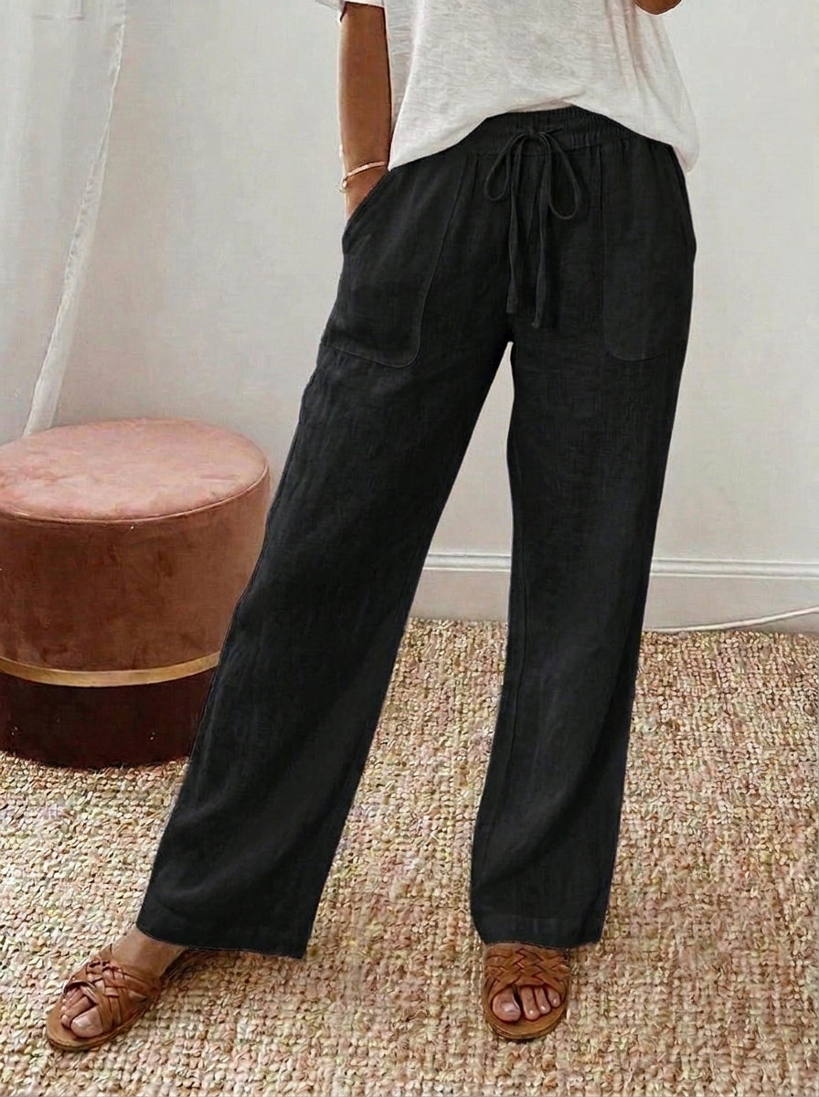 Inés | Pantalón Fluido de Pierna Ancha