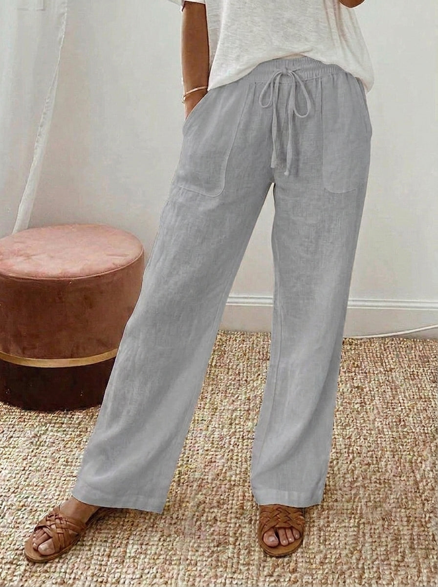 Inés | Pantalón Fluido de Pierna Ancha