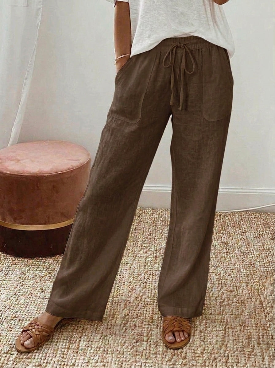 Inés | Pantalón Fluido de Pierna Ancha
