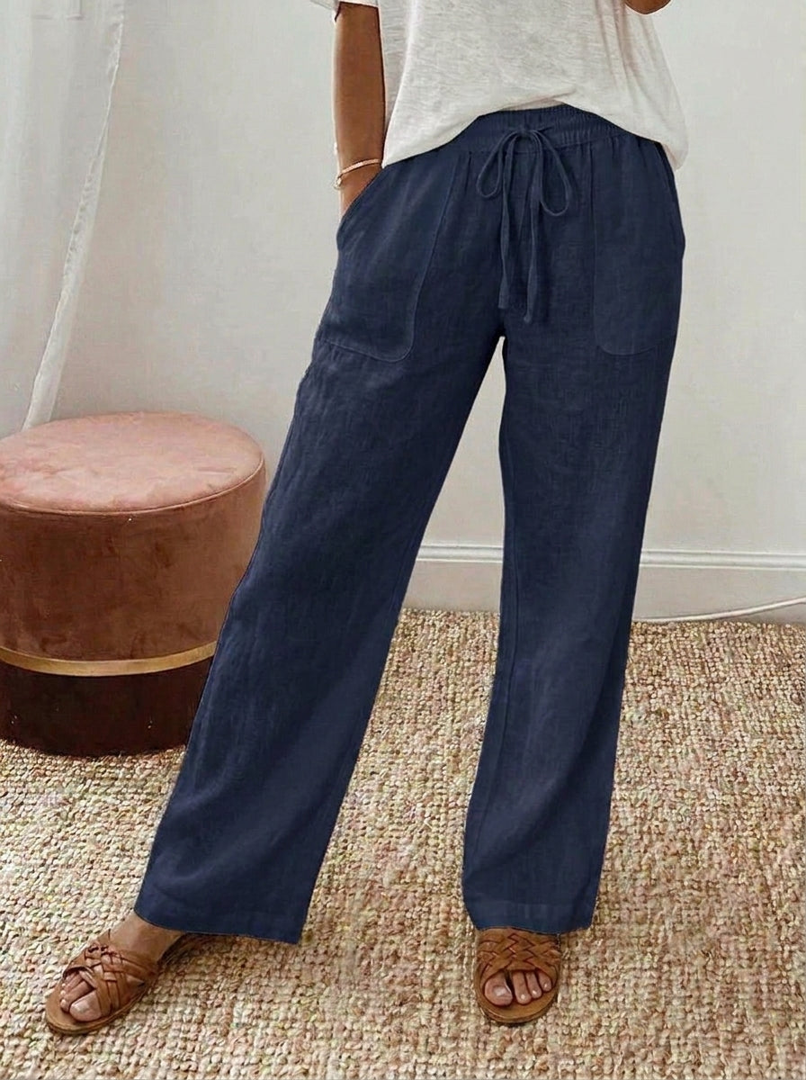 Inés | Pantalón Fluido de Pierna Ancha