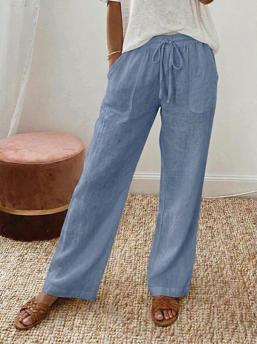 Inés | Pantalón Fluido de Pierna Ancha