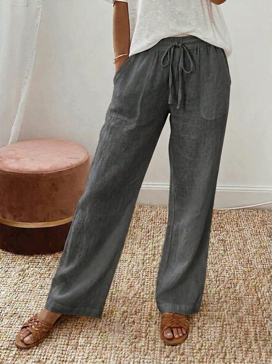 Inés | Pantalón Fluido de Pierna Ancha