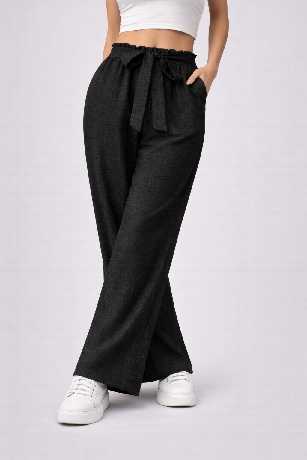 Carolina | Pantalones de pierna ancha con cintura ajustable