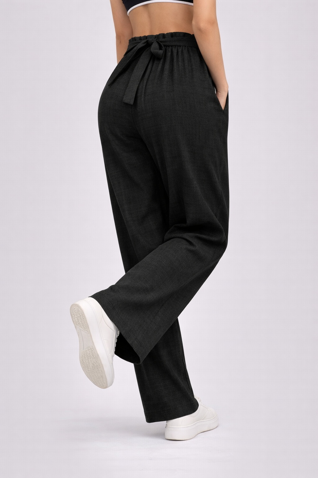 Carolina | Pantalones de pierna ancha con cintura ajustable
