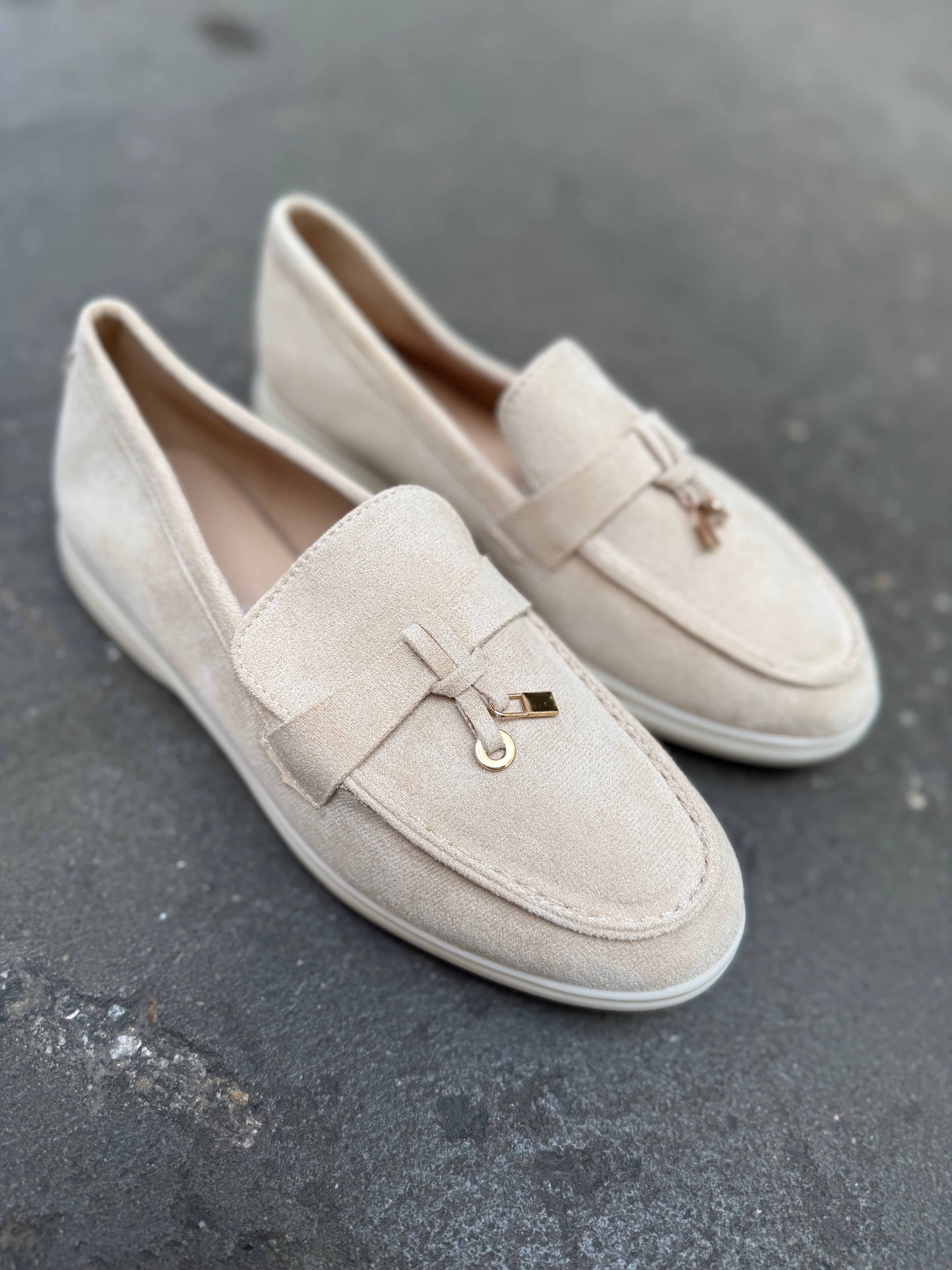 Chloe | Mocasines Loafers Beige