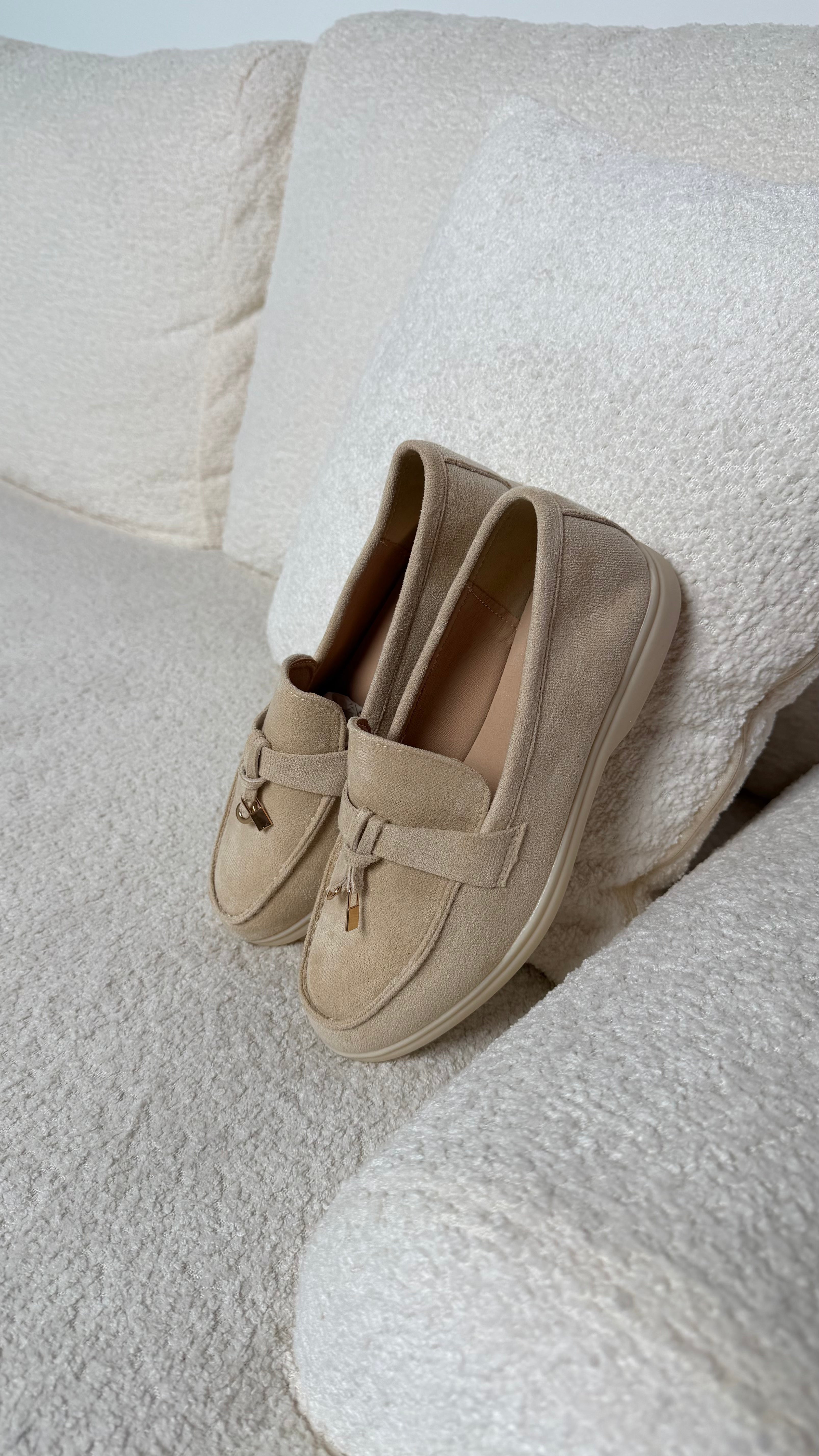 Chloe | Mocasines Loafers Beige