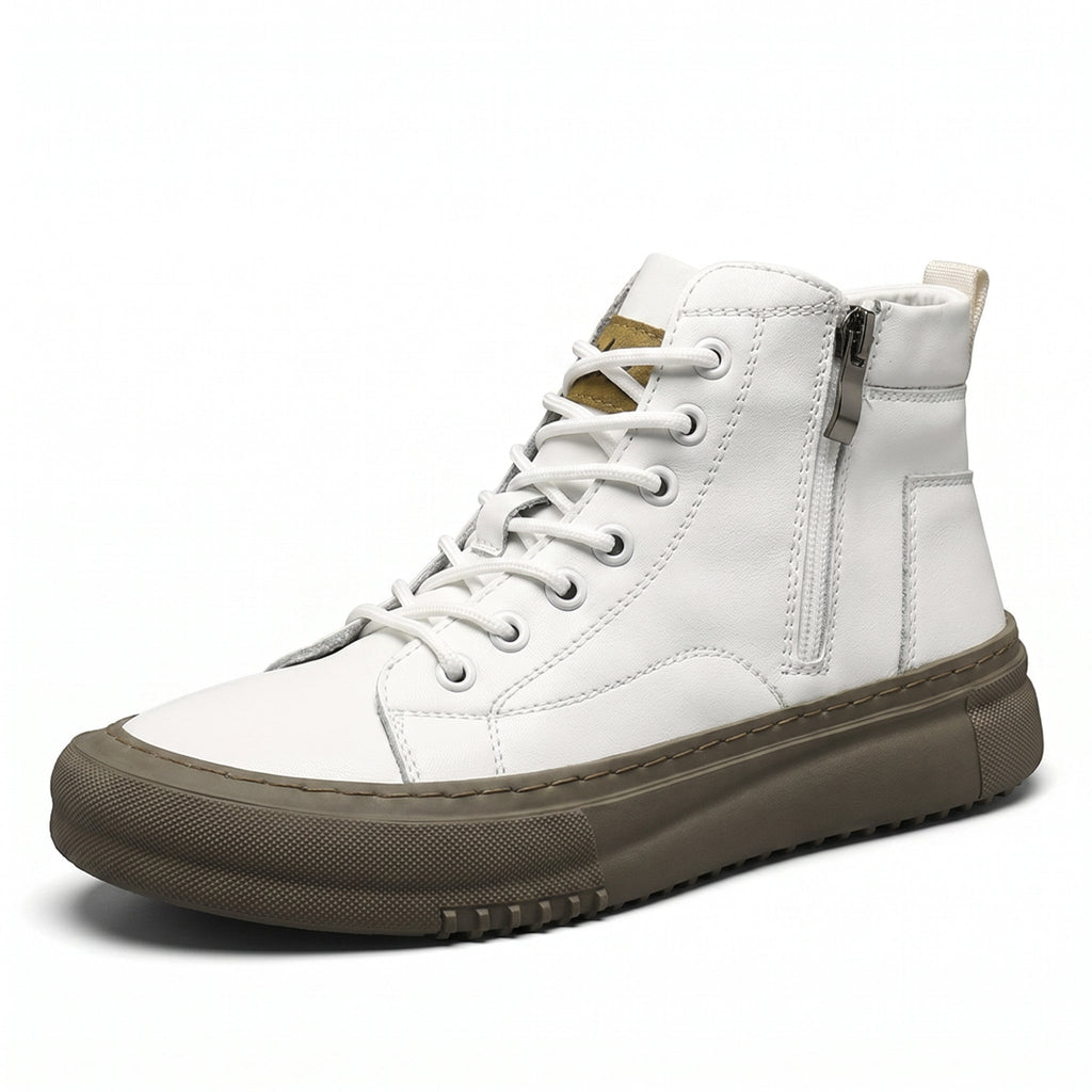 Miguel | Zapatillas altas de cuero sintético