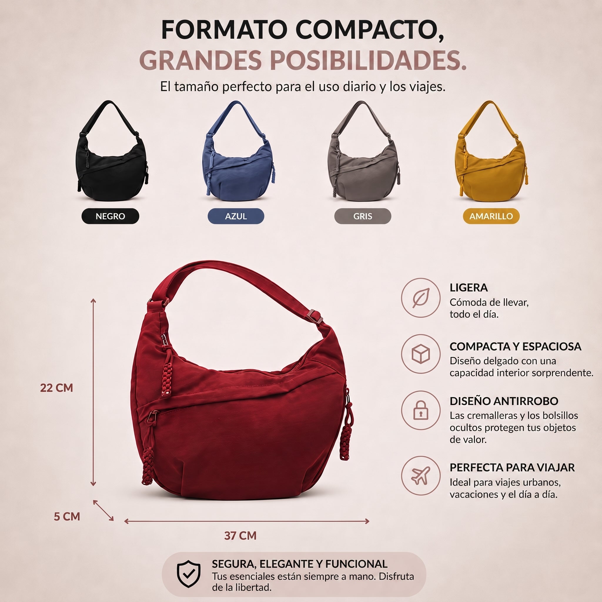 Luna | Bolso de Hombro