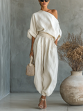 Carmen | Conjunto Elegante con Hombros Descubiertos