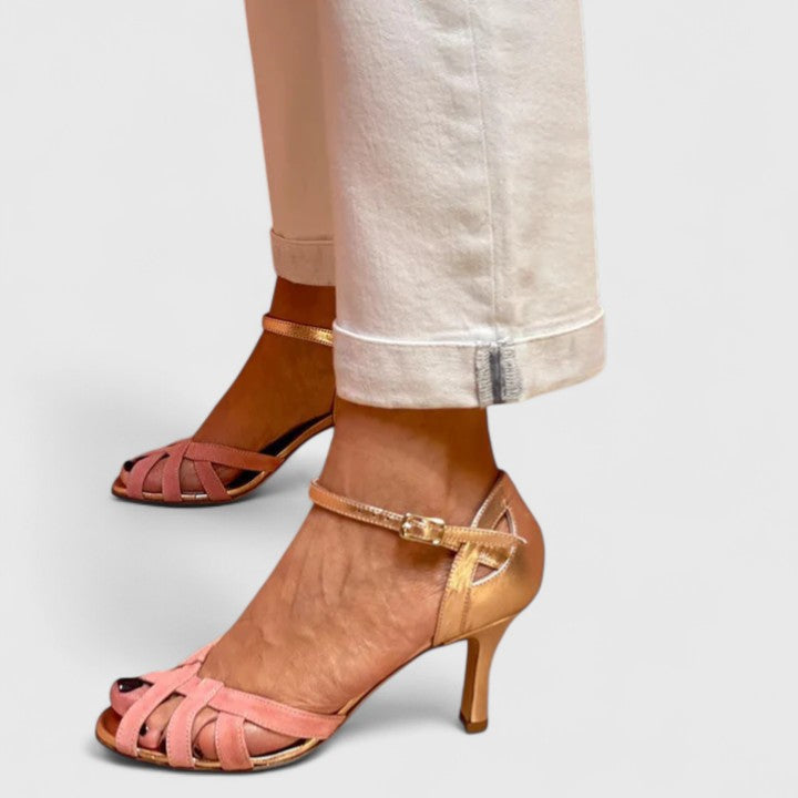 Aitana | Tacones con Trenzado y Correa en el Tobillo